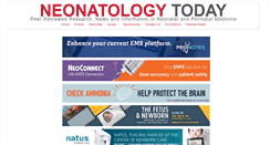 Desktop Screenshot of neonatologytoday.net